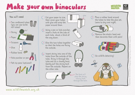 How to make your own paper binoculars 