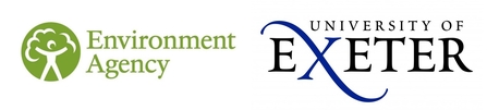 Environment Agency and University of Exeter logos