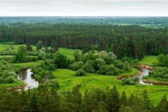 Landscape in the Baltics