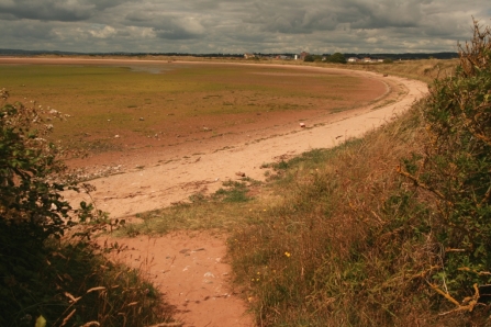 The bight at Dawlish Inner Warren nature reserve